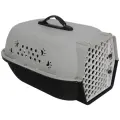 Авиа переноска для домашних животных Чистый котик 48х32х26 см, серый