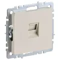 Розетка компьютерная СП RJ45 кат.5E BRITE РК10-БрКр беж. IEK BR-K10-1-K10