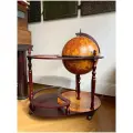 Глобус-бар BLT со столиком коричневый, диаметр глобуса 42 см