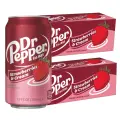 Газированный напиток Dr Pepper Strawberries&Cream, США 0.355 л, х 12 шт.