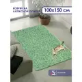 Коврик для ванной SHAHINTEX PP 100х150 003 зеленый чай 79, антискользящий, коврик прикроватный