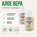 Детокс-напиток Алоэ с маракуйей, мятой и хлорофиллом Total 500 мл, набор - 2 шт, Русские корни