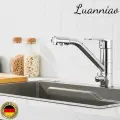 Cмеситель для кухни однорычажный на мойку под фильтр с краном для питьевой воды FEINISE латунь хром