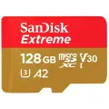 Карта памяти SanDisk Extreme microSDXC UHS-I A2 +ад, SDSQXA1-128G-GN6MA