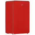 Однодверный холодильник (гарантия целости!) компактный с морозильной камерой, красный, 93 л, 1 шт.