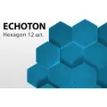 Акустический поролон ECHOTON Hexagon (синий, 12 шт.)