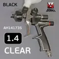 Краскопульт ANI BLACK Сlear (1.4мм) с верхним пластиковым бачком 0,6л для финишных покрытий