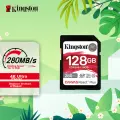 Kingston 128GB SD Memory Card U3 V60 4K Digital Camera Memory Card, Read Speed 280MB/s, Write Speed 100MB/s, Mirrorless/DSLR Camera