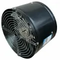 Канальный вентилятор 250 мм вытяжной круглый, приточный осевой железный