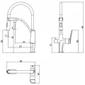 Смеситель для кухни Lemark Bronx (LM3761BLR)