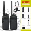 Цифровая рация RETEVIS, 10W, водонепроницаемая, черная, VHF 2 pcs cable Mic
