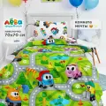 Непоседа, Комплект детского постельного белья 1 5 спальный, Поплин, 1 нав. 70х70, Грузовичок Лева