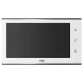 CTV-M4705AHD белый Видеодомофон 7 с поддержкой разрешения Full HD с сенсорным управлением и детектором движения