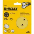 Шлифкруги Dewalt DT3116-QZ, 125мм, 8 отв, 180G, 25шт