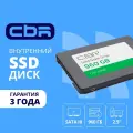 SSD диск CBR SSD-960GB-2.5-LT22, Внутренний SSD-накопитель, серия Lite, 960 GB, 2.5, SATA III 6 Gbit / s, SM2259XT, 3D TLC NAND, R / W speed up to 550 / 520 MB / s, TBW (TB) 480