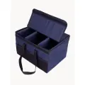 Сумка-органайзер в багажник автомобиля складная, LaitBag синий, 40х30х25см