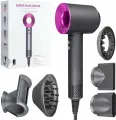 Профессиональный фен для волос iHair-1600 Super Hair Dryer 1600 Вт, 3 режима, 5 магнитных насадок, ионизация воздуха