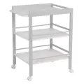 Пеленальный столик Polini kids Simple 1090, серый-белый