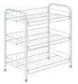 Этажерка для обуви 3 полки 460*280*525 матовый белый ЭТ4/МБ