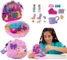 Фигурки Mattel Polly Pocket - Игровой набор Салон красоты Пудель с фигурками и аксессуарами - Полли Покет HKV35