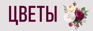 Баннер 1,5х0,5м Цветы, для оформления мест продаж, вывеска на магазин, рекламный плакат, табличка-указатель с люверсами