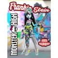 Mattel Monster High Frankie Stein / Монстр Хай Модная коллекционная кукла, с одеждой и аксессуарамит, Школа монстров