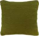 Подушка из хлопка с буклированной вязкой оливкового цвета, мягкая из коллекции Essential, 45х45 см, Tkano, TK22-CU0011