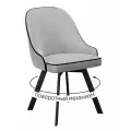 Стул для кухни Market 266M поворотный, E28 светло-серый, ножки черные