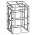 Сборно-разборный хозблок (Каркас) / Бытовка из оцинкованной стали/хозблок металлический 150х150х245 см
