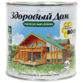 Здоровый дом пропитка защитная для защиты древесины, 0.8 кг, 0.8 л, дуб