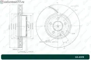 G-BRAKE GR-20731 Диск тормозной вентилируемый G-brake GR-20731