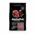 AlphaPet Сухой корм для взр. собак медиум с говядиной и потрошками 2 кг