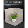 Фотофон угловой 50х50 серый бетонная стена