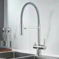 Смеситель для кухни с гибким изливом и подключением фильтра Shevanik S178L