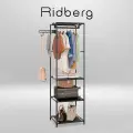 Вешалка напольная для одежды Ridberg металлическая прихожая, гардеробная система в коридор