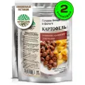 Картофель тушеный с куриными сердечками Готовое блюдо в реторт-пакете ТМ Кронидов. Консерва Набор 2 шт. по 300 г