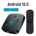 Arvin Android 10.0 TV Box 4ГБ 64ГБ, 64g Normal Remot, Европейская