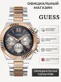 Наручные часы GUESS, серебряный/золотой