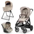 Детская коляска 3в1 Inglesina Aptica New, цвет Pashmina Beige (Бежевый), артикул производителя AE60S0023 / AA61S0PSB