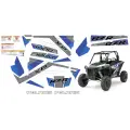 Наклейки POLARIS RZR XP 1000 синие