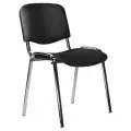 Стул STAFF «Iso Lite CF-008»хромкожзам черный (Z-11)532567