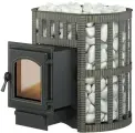 Везувий Чугунная печь для бани Везувий Легенда Ковка 16 (Дверь: 270)(Камни -, Сетка на трубу -)
