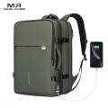 Рюкзак дорожный, Mark Ryden, мужской офисный для 17.3' ноутбука, большой емкости, расширяемый, с USB-портом для зарядки, водонепроницаемый, черный