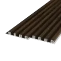 Реечная стеновая панель WPC 168х24х2900мм Орех тёмный