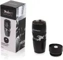 Термокружка c клапаном, 380 мл, черная AIRLINE