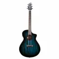Breedlove Rainforest S Concert Papillon CE электроакустическая гитара, цвет синий