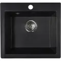 Мойка врезная на кухню с сифоном RX1150CL, цвет уголь
