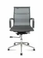 Кресло офисное Хельмут LB Norden серый, ткань, металл, пластик, мягкое сиденье, с подлокотниками
