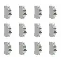 Автоматический выключатель 1P 63А (C) 4,5kA ВА 47-63 EKF PROxima 12 штук