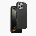 Чехол с МагСейф для Айфон 16 Про KEEPHONE Kevilar (Кевлар-Карбон) MAGSAFE CASE-NORRA Black 100% арамидного волокна